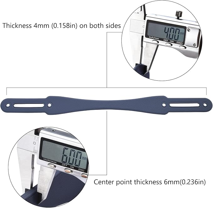 Blue Silicone Strap
