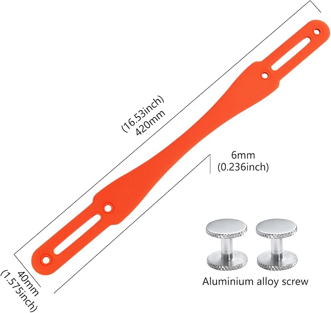 Orange Silicone Strap
