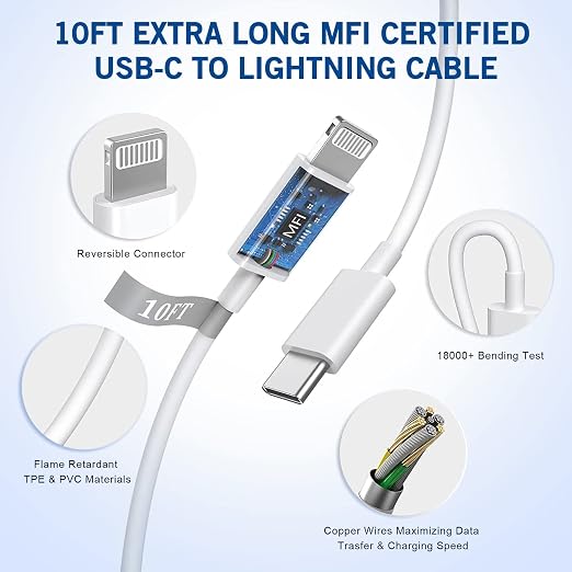 White 2Pack 10Ft