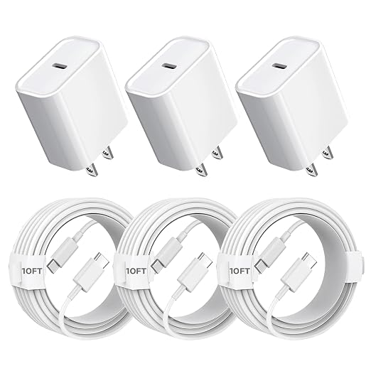 White 3Pack 10ft