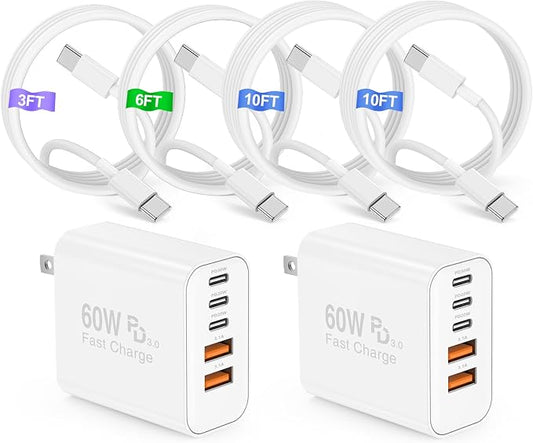 2pack usb c light white