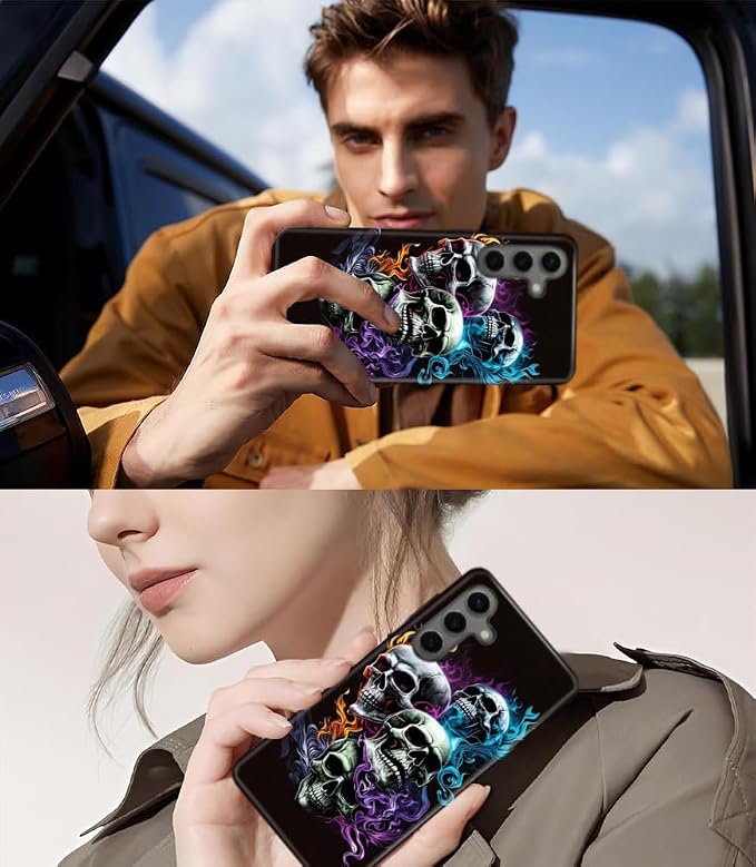 Cool Fire Skulls