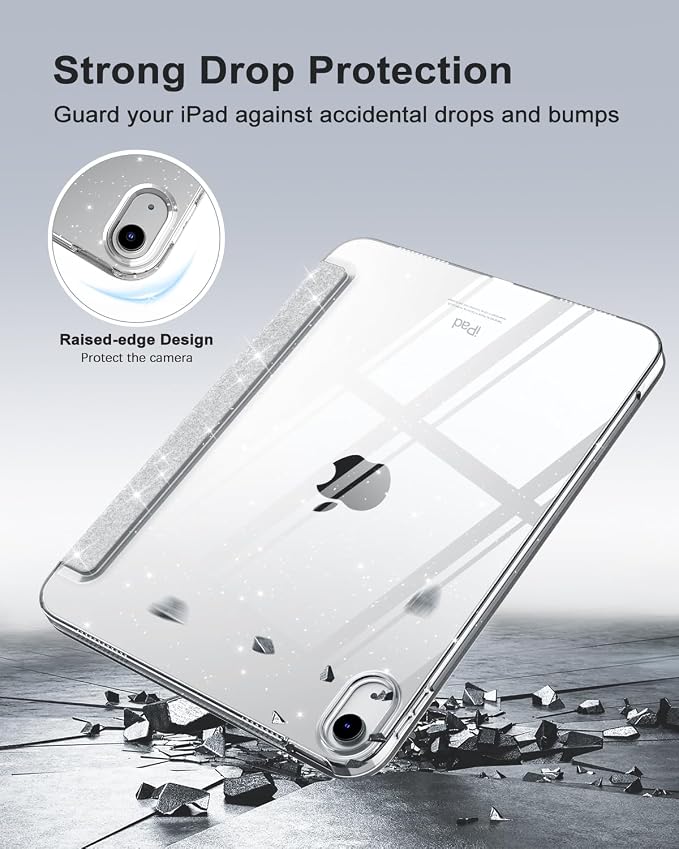 Glitter White Silver