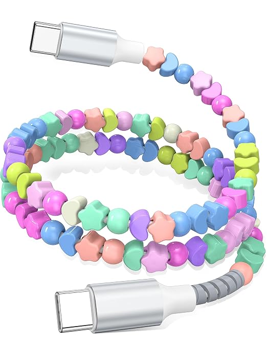Colourful Star-Heart Beaded