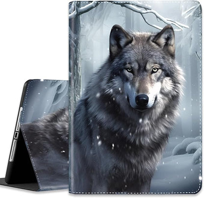 Wolf in Snowy Forest