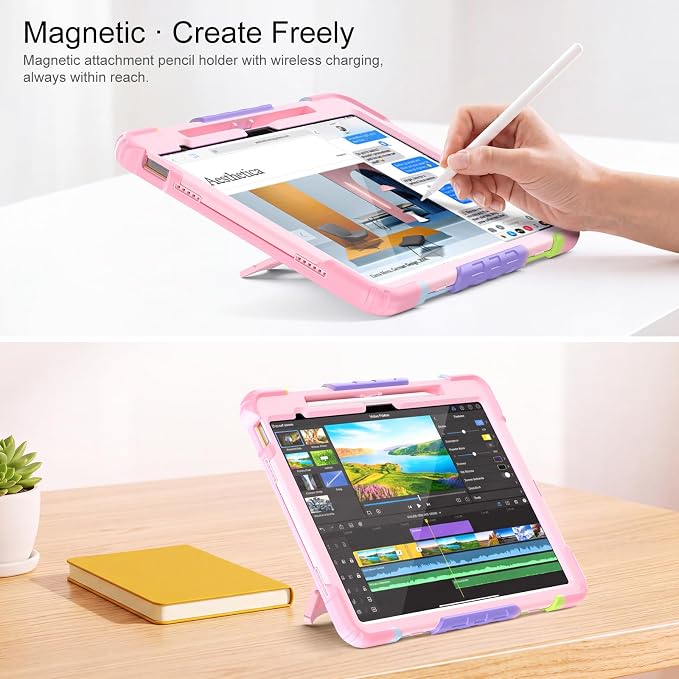 Rainbow & Pastel Pink