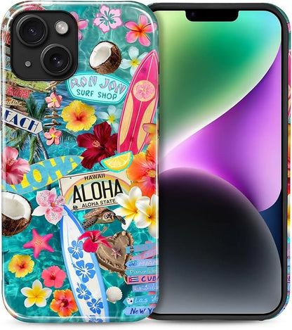 Aloha Tropical Beach Collage