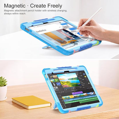 Rainbow & Light Blue