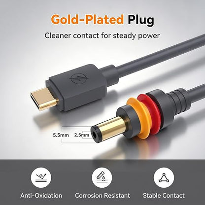 9.8ft Starlink Mini USB C to DC Cable