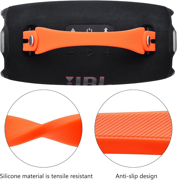 Orange Silicone Strap