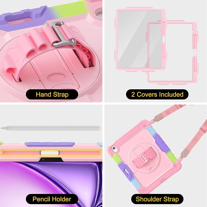 Rainbow & Pastel Pink