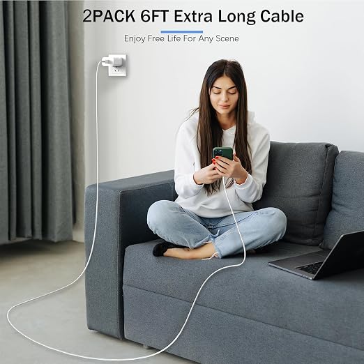White 2Pack 6FT