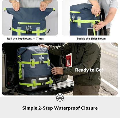 Navy Blue/Black/Green