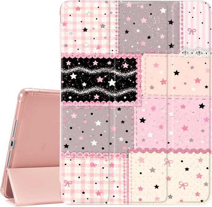 Pink-Pink Collage Stars