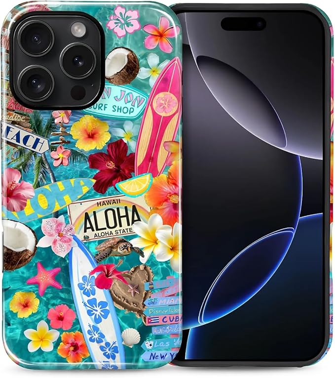 Aloha Tropical Beach Collage
