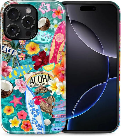 Aloha Tropical Beach Collage
