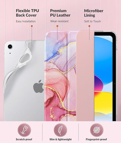 light pink gold marble
