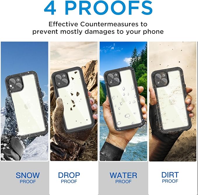 Clear Black Waterproof