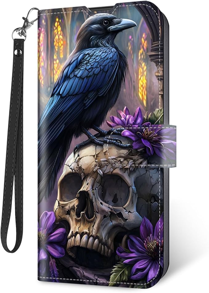 Gothic Raven Skull