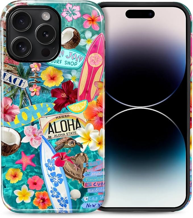Aloha Tropical Beach Collage