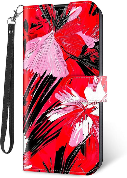 Abstract Red Orchid