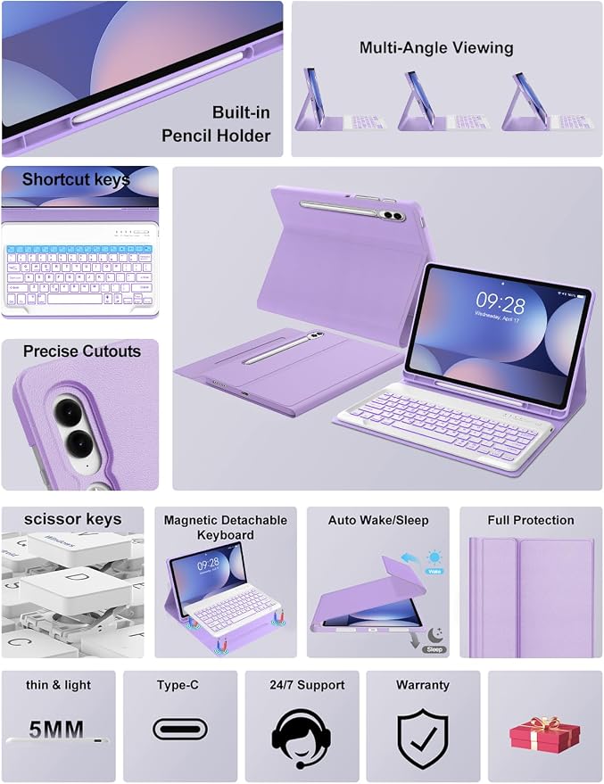 Purple, Backlit