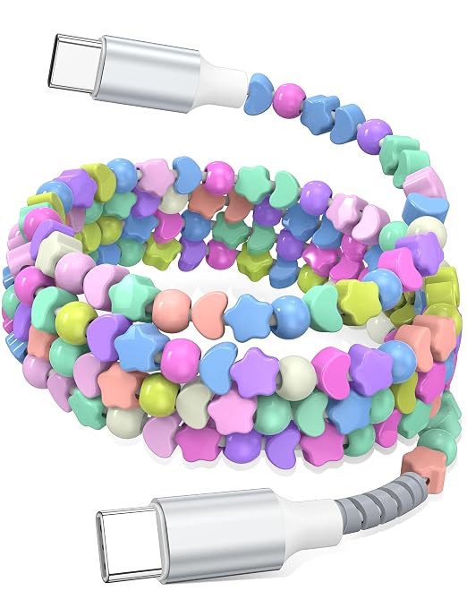 Colourful Star-Heart Beaded