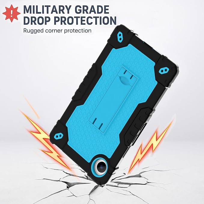 Black/Blue+2 PCS Glass