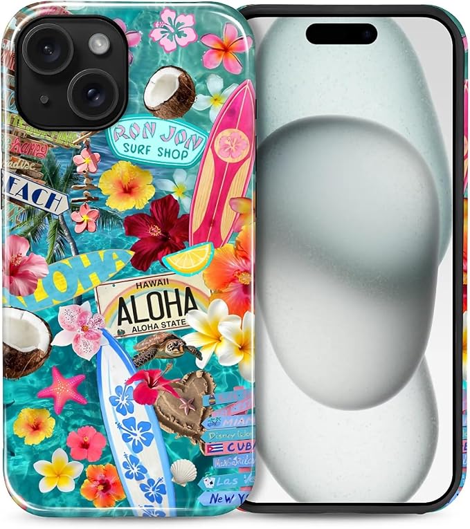 Aloha Tropical Beach Collage