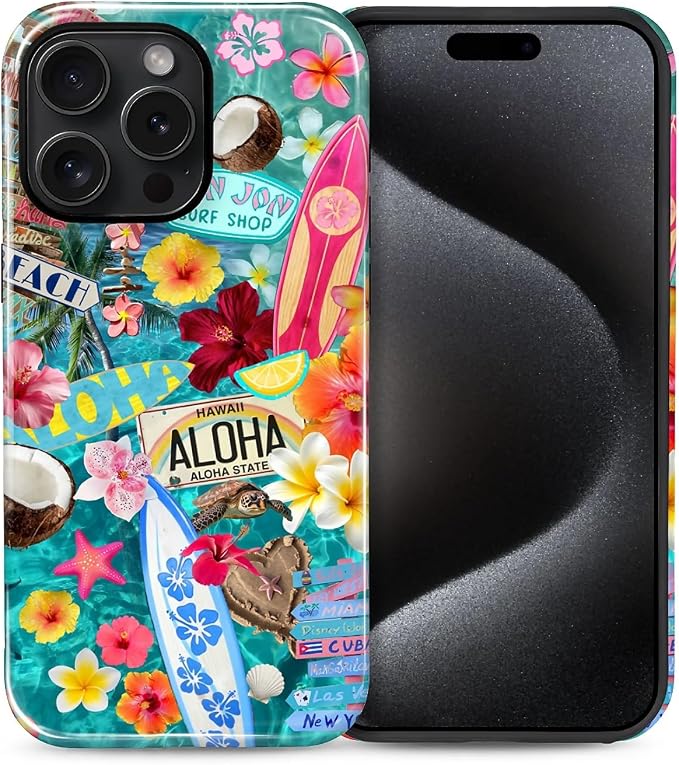 Aloha Tropical Beach Collage