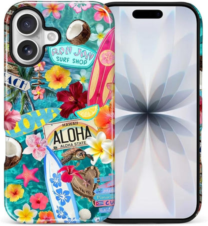 Aloha Tropical Beach Collage