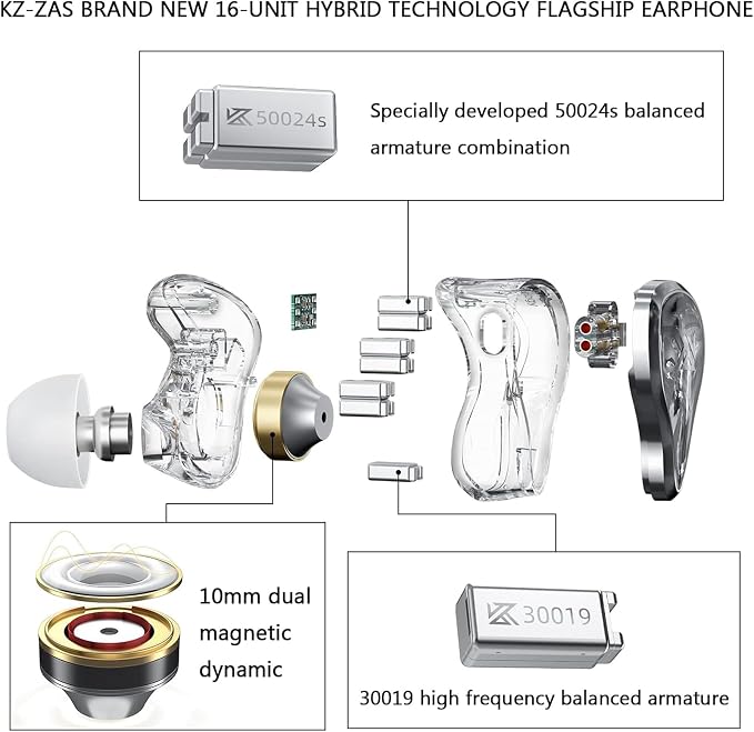 KZ ZAS Silver