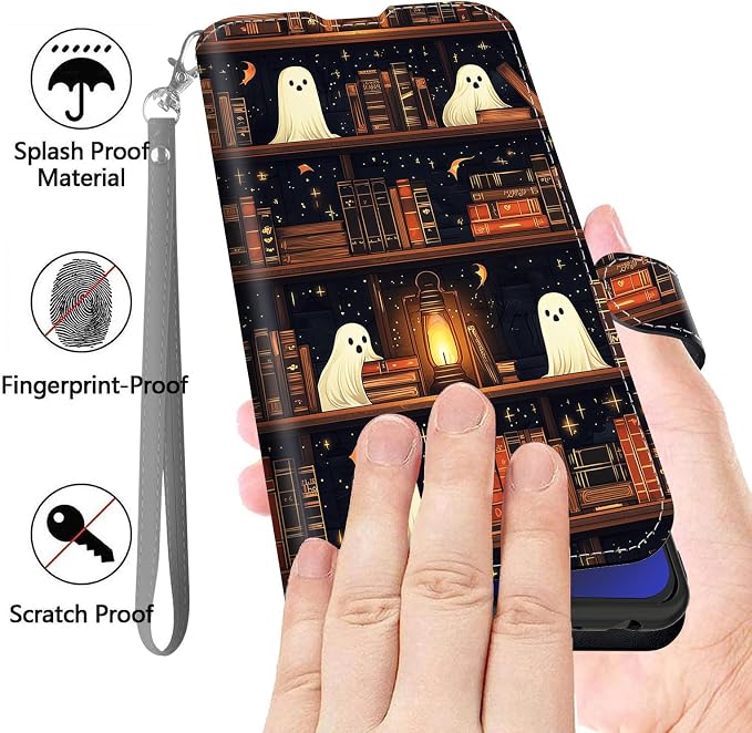 Library Bookshelf Ghosts