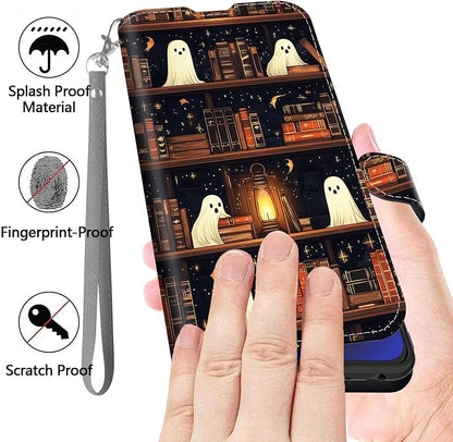 Library Bookshelf Ghosts
