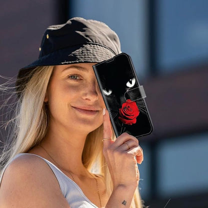 Black Cat Red Rose