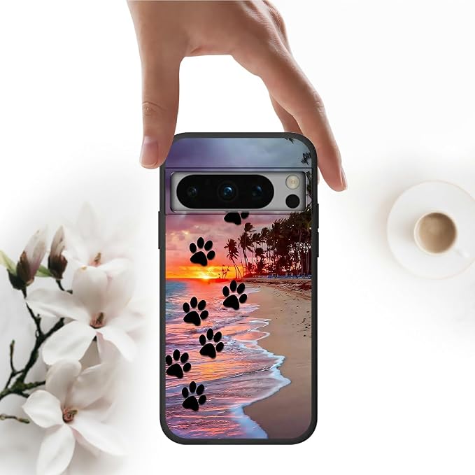 Dog Paw Print Beach
