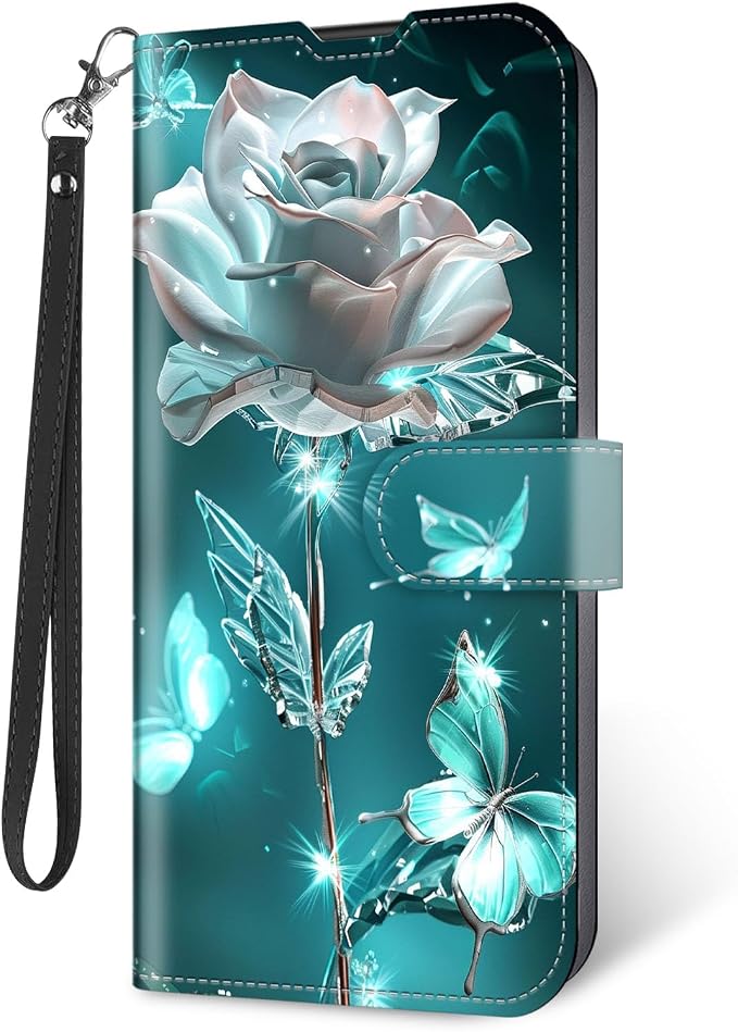 Cyan Butterfly Rose