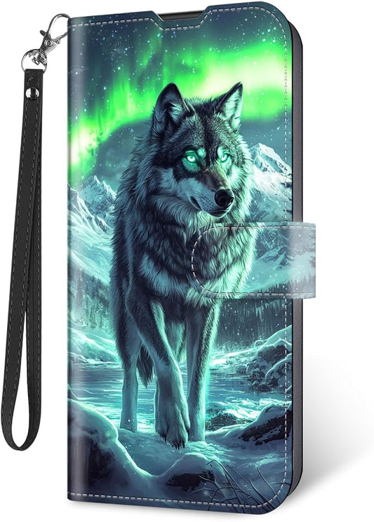 Aurora Borealis Wolf