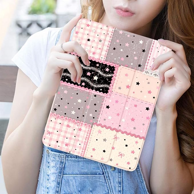 Pink-Pink Collage Stars