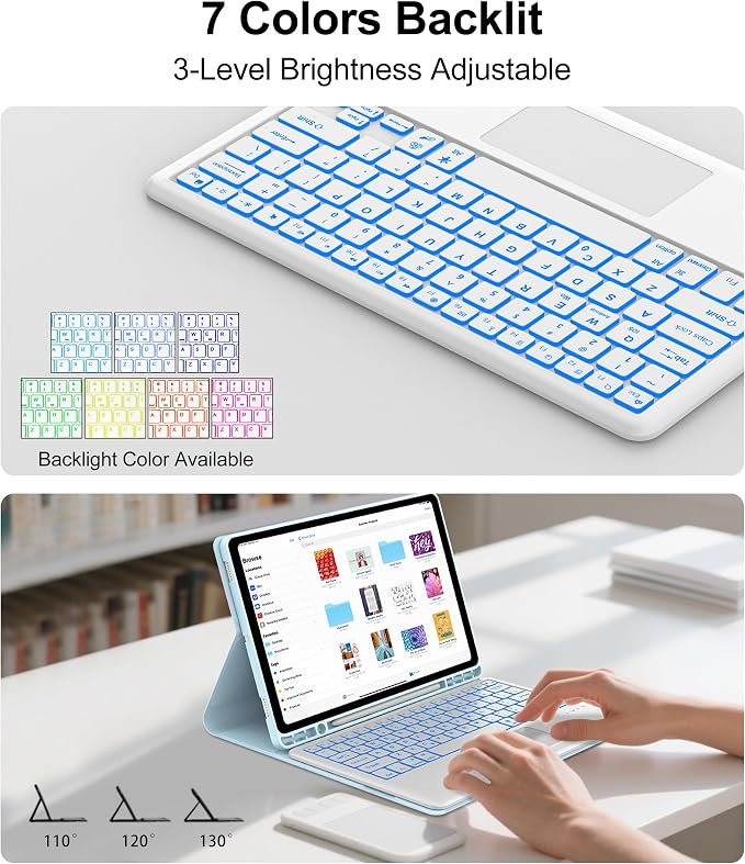 Blue, with Trackpad