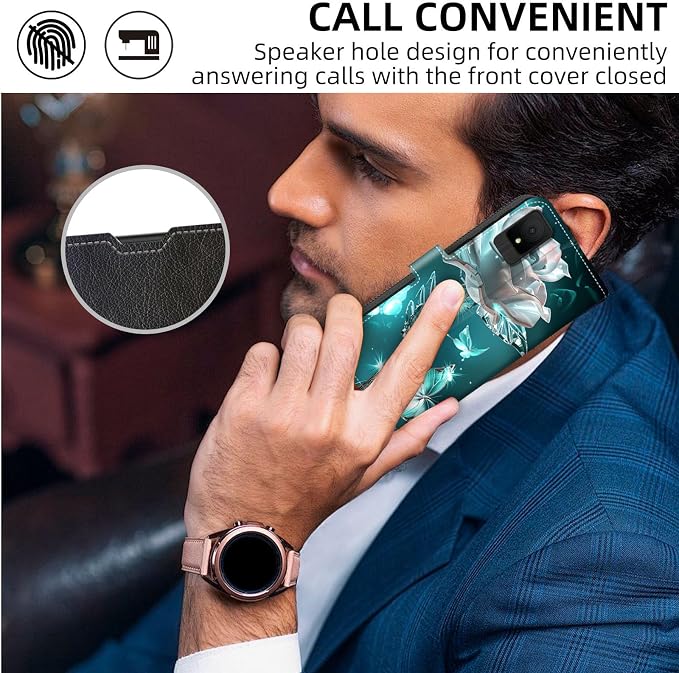 Cyan Butterfly Rose