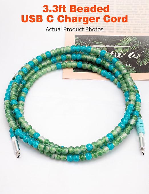 Blue-Green Beaded