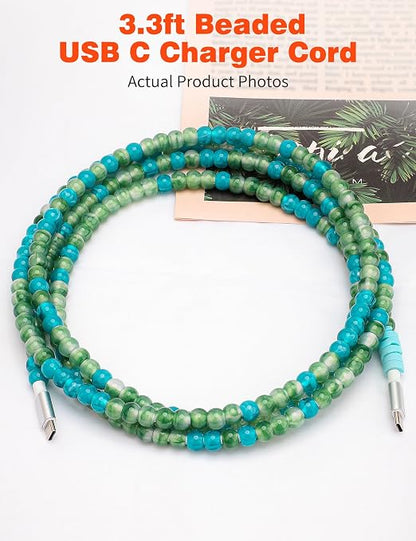 Blue-Green Beaded