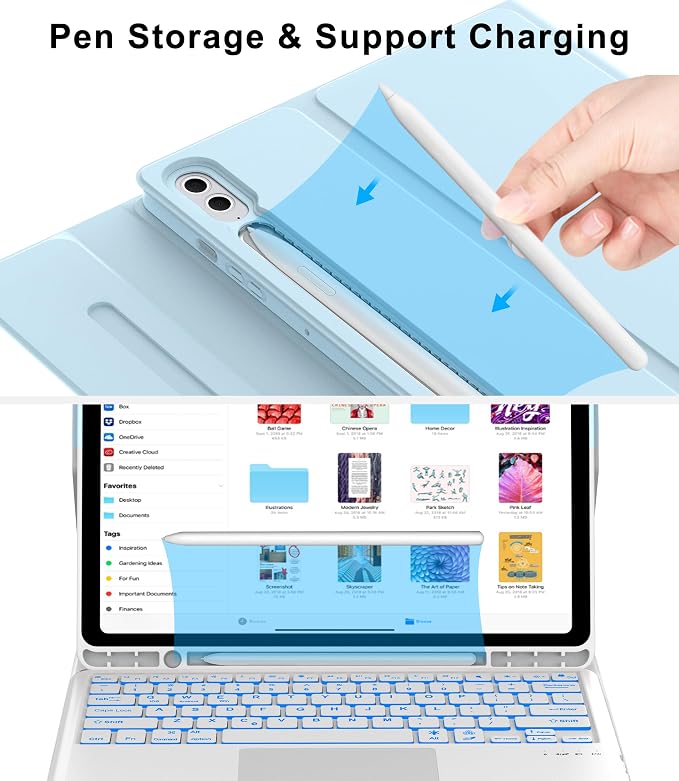 Blue, with Trackpad