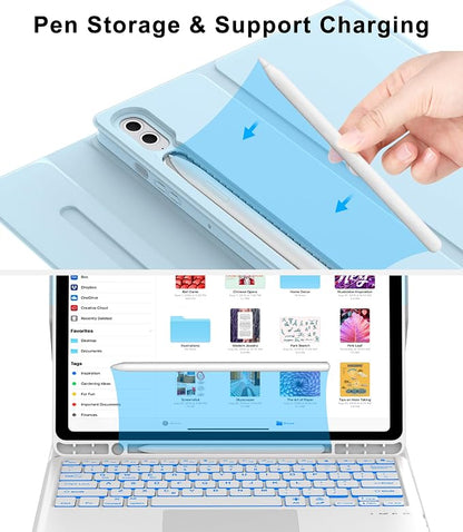 Blue, with Trackpad