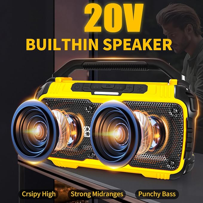 Compatible with Dewalt 20v battery