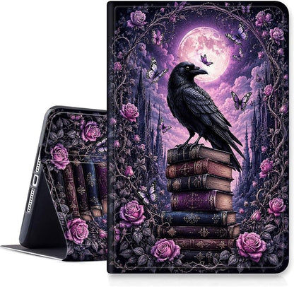 Raven Purple Rose Moon