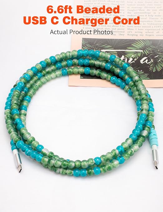 Blue-Green Beaded