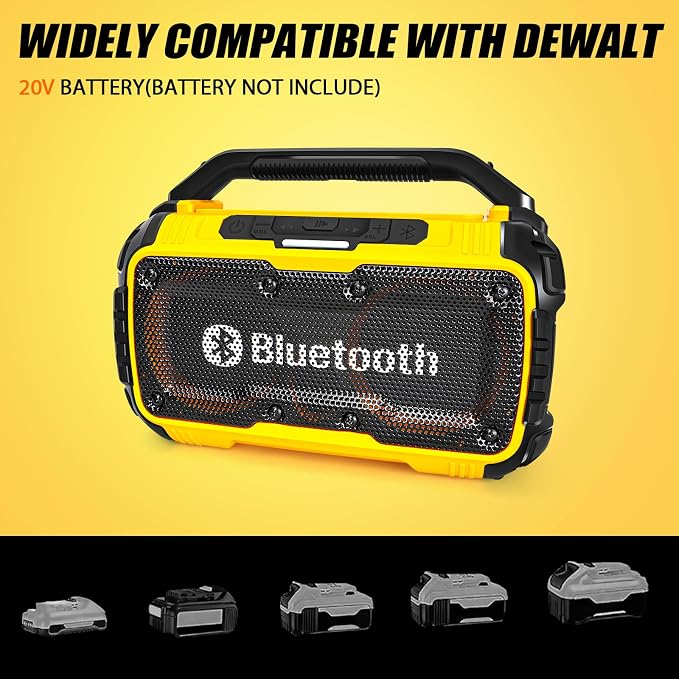 Compatible with Dewalt 20v battery