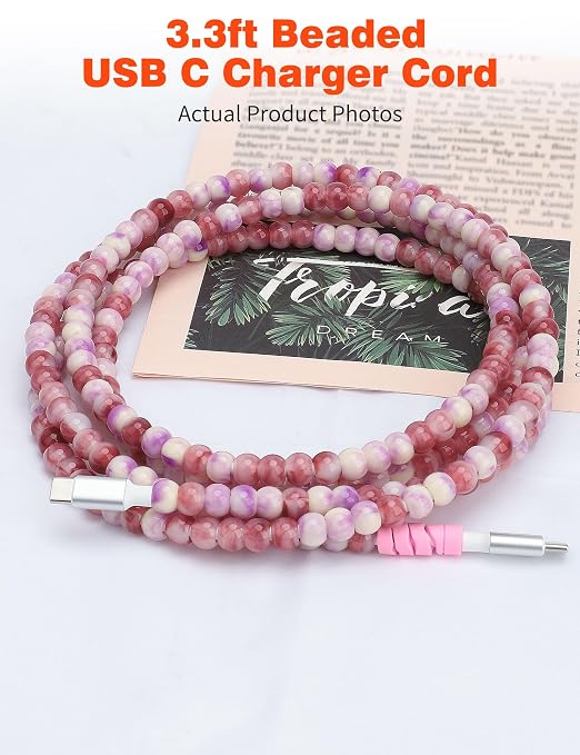 Purple-Red Beaded